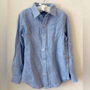 Janie and Jack Light Blue Casual Button-Down Shirt